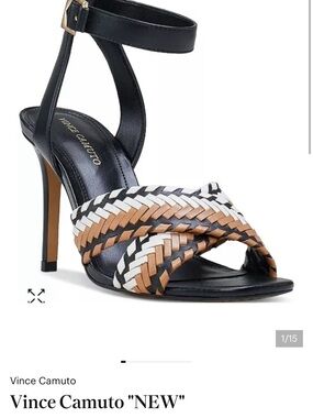 Vince Camuto Ambrinna Ankle-Strap
Woven Dress Sandals Size 10M NWOB